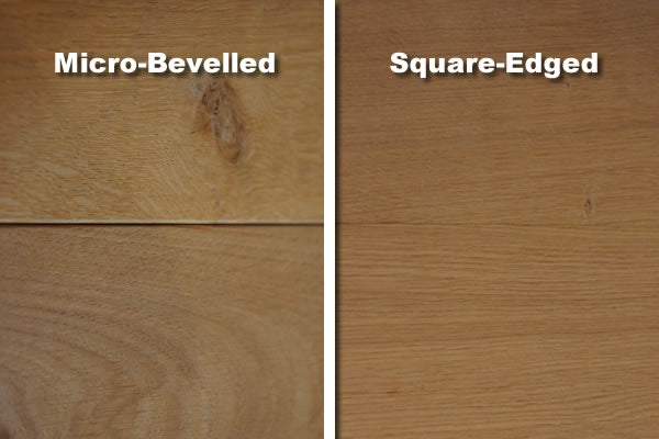 地板直角(Squared edged) 與小倒角 (Micro Bevelled)?