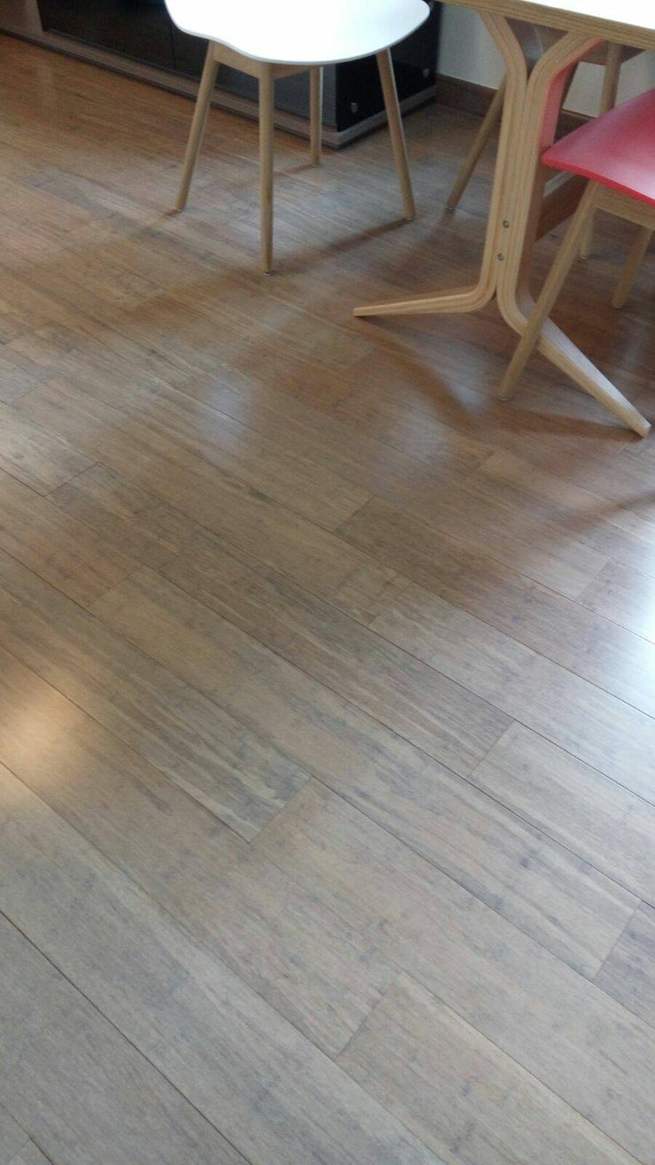 Verdee Strand Woven Bamboo Flooring - Sky Grey