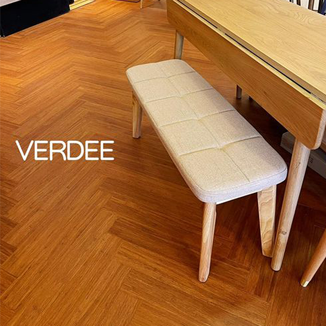 VERDEE Strand Woven Herringbone Bamboo Flooring - Nature Series (Carbonized)