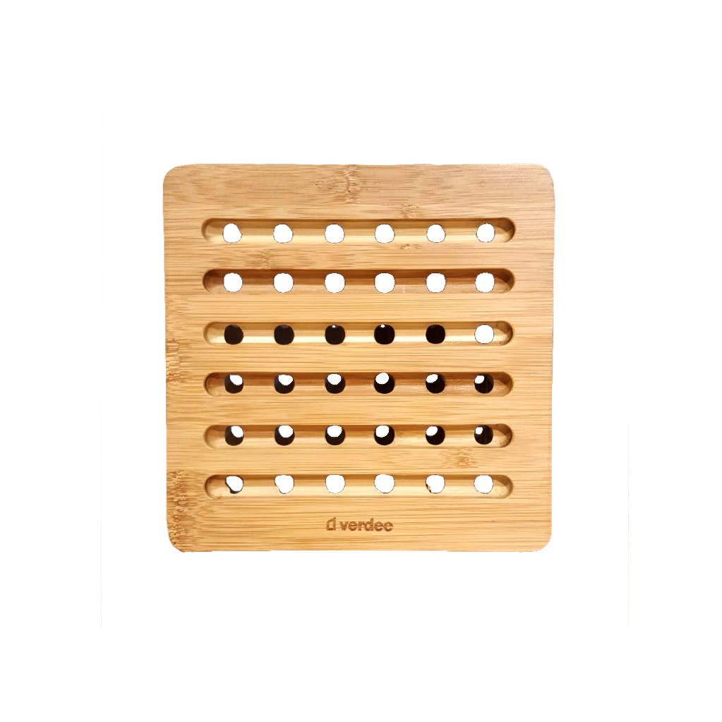 Square Bamboo Heat Insulation Mat