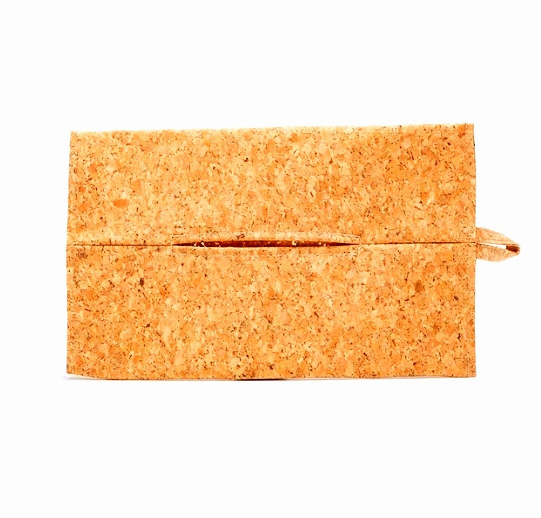 Cork Tissue Box Cover
