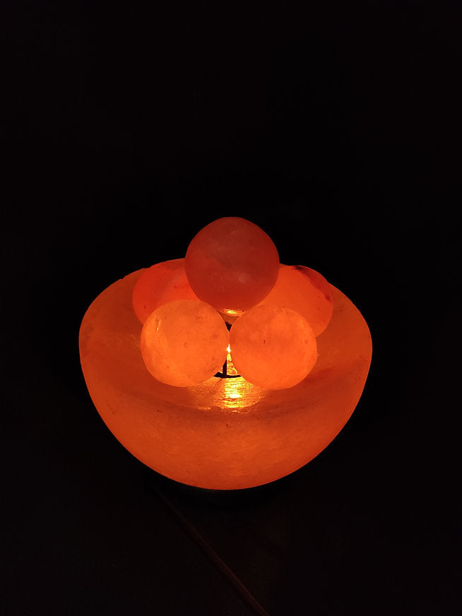 喜瑪拉雅山岩鹽燈 - 聚寶盆