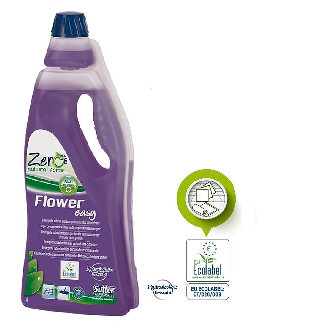 FLOWER EASY Super concentrated scented hydroalcoholic natural* detergent