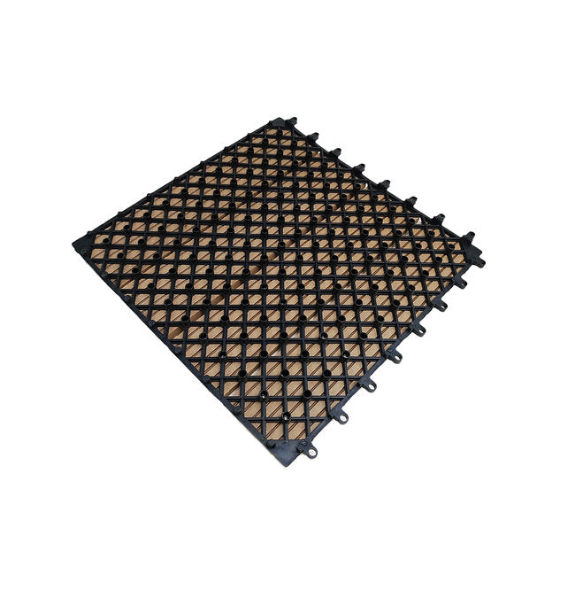VOLLER Eco Composite Wood Grain Decking Tile